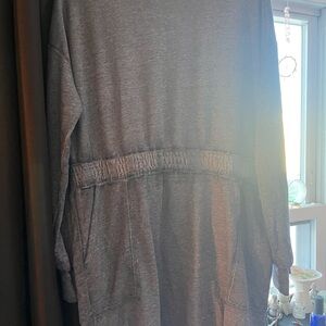 Time and Tru gray blue sweatshirt dress